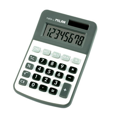 Calculadora 150808 gris 8 dígitos Milan 150808GBL Calculadora 150808 gris 8 dígitos Milan 150808GBL