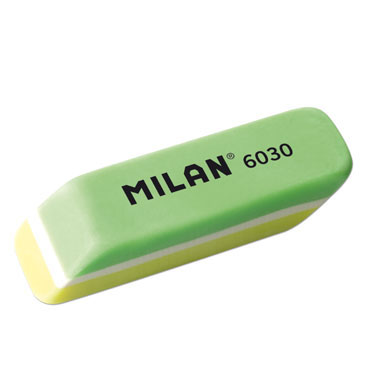 Goma de borrar 6030 plástico Milan 6030 Goma de borrar 6030 plástico Milan 6030