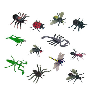 12 figuras de Insectos Miniland 27480 12 figuras de Insectos Miniland 27480