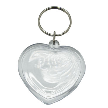 6 llaveros corazón plástico cristal Niefenver 1300156 6 llaveros corazón plástico cristal Niefenver 1300156