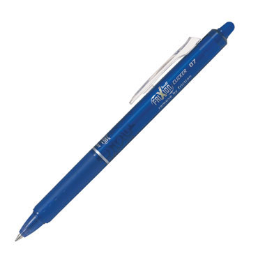 Bolígrafo borrable Frixion azul retráctil Pilot