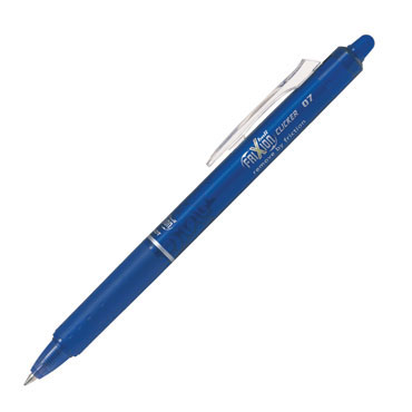 Bolígrafo borrable Frixion azul retráctil Pilot Bolígrafo borrable Frixion azul retráctil Pilot