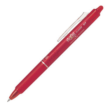 Bolígrafo borrable Frixion rojo retráctil Pilot Bolígrafo borrable Frixion rojo retráctil Pilot