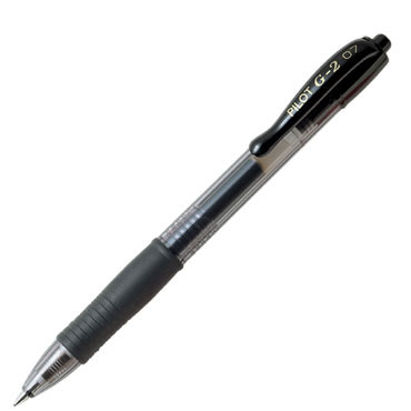 Bolígrafo Pilot G2 negro Bolígrafo Pilot G2 negro