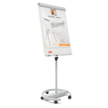 Caballete acero lacado con ruedas Planning Sisplamo Caballete acero lacado con ruedas Planning Sisplamo