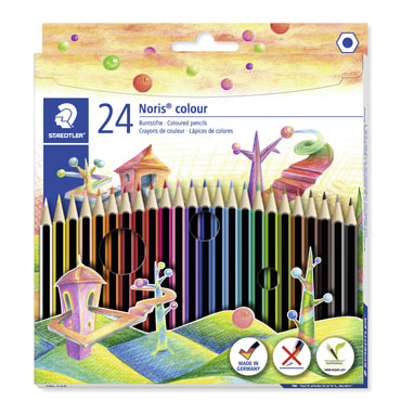 24 lápices de color Noris Colour 185 Staedtler 24 lápices de color Noris Colour 185 Staedtler