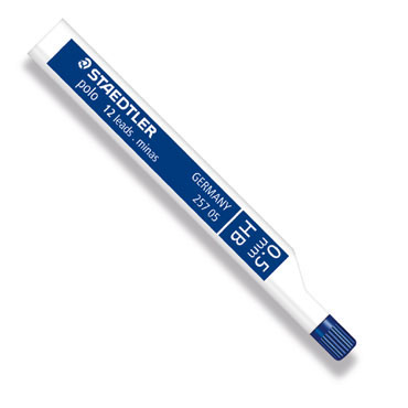 12 minas de grafito 0,5 mm. HB Polo Staedtler 25705HB 12 minas de grafito 0,5 mm. HB Polo Staedtler 25705HB