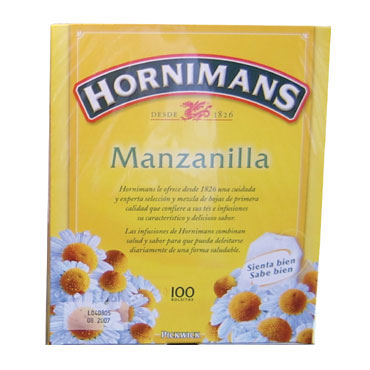 100 bolsas manzanilla MANZ 100 bolsas manzanilla MANZ