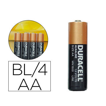 BL4 pilas alcalinas Duracell Simply LR6/AA 21313 BL4 pilas alcalinas Duracell Simply LR6/AA 21313