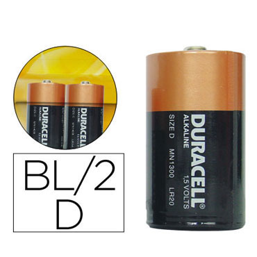 BL2 pilas alcalinas Duracell Plus Power D 21669 BL2 pilas alcalinas Duracell Plus Power D 21669