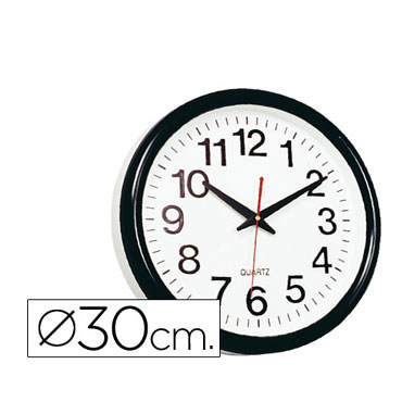 Reloj pared 28 cm. Q-Connect 22367 Reloj pared 28 cm. Q-Connect 22367