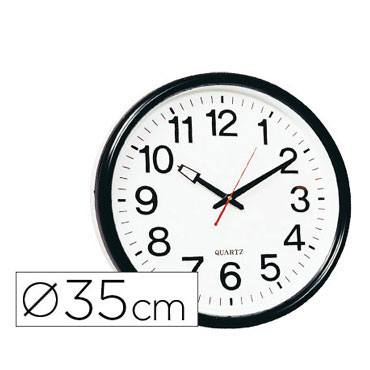 Reloj pared 35 cm. Q-Connect 22369 Reloj pared 35 cm. Q-Connect 22369