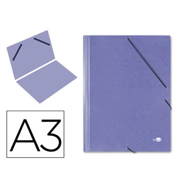 Carpeta gomas Din A-3 azul Liderpapel 27151 Carpeta gomas Din A-3 azul Liderpapel 27151