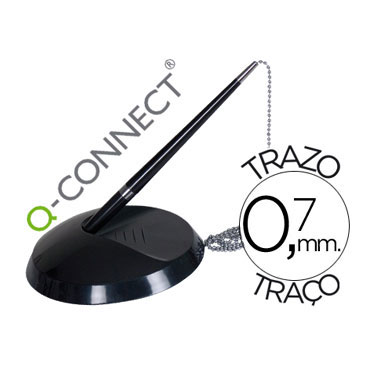 Bolígrafo con peana Q-Connect Bolígrafo con peana Q-Connect