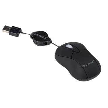 Ratón Mini con cable Q-Connect Ratón Mini con cable Q-Connect