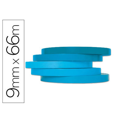 Cinta precintadora azul 66 m. x 9 mm. Q-Connect 46513 Cinta precintadora azul 66 m. x 9 mm. Q-Connect 46513