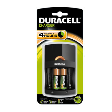 Cargador Duracell 4 horas + 2 Pilas AA 59569 Cargador Duracell 4 horas + 2 Pilas AA 59569