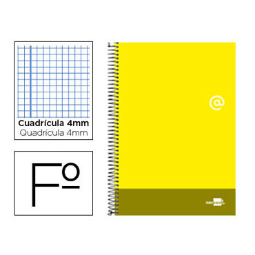 Cuaderno Discover amarillo Informática Liderpapel 77635 Cuaderno Discover amarillo Informática Liderpapel 77635
