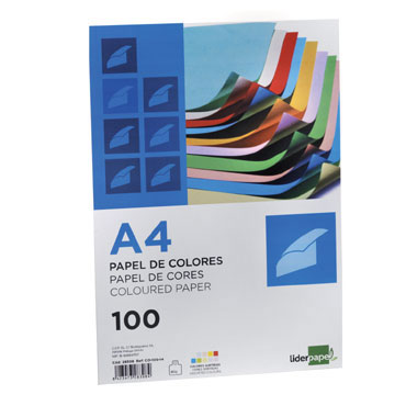 100HJ papel amarillo 80 g/m² Din A-4 Liderpapel