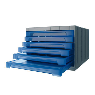 Módulo 6 cajones ArchivoTec 6000 azul Archivo 2000 6006AZTL Módulo 6 cajones ArchivoTec 6000 azul Archivo 2000 6006AZTL