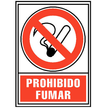 Placa PVC PROHIBIDO FUMAR 210x297 mm. Archivo 2000 6174-02 Placa PVC PROHIBIDO FUMAR 210x297 mm. Archivo 2000 6174-02