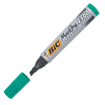 Marcador permanente 2300 verde Bic 8209233 Marcador permanente 2300 verde Bic 8209233