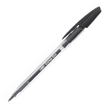 Bolígrafo Cristal Clic negro Bic 850732