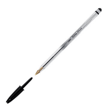 Bolígrafo Cristal Stylus negro Bic 902124 Bolígrafo Cristal Stylus negro Bic 902124