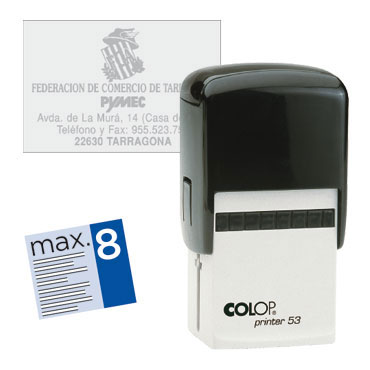 Printer 53.D 7 líneas personalizables 45x30 mm. Colop PR.53 Printer 53.D 7 líneas personalizables 45x30 mm. Colop PR.53