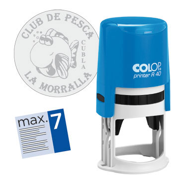 Printer R40 6 líneas personalizables ø40 mm. Colop PR.R40 Printer R40 6 líneas personalizables ø40 mm. Colop PR.R40