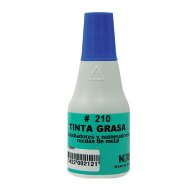 Tinta numeradores metálicos azul Noris T210/25A Tinta numeradores metálicos azul Noris T210/25A