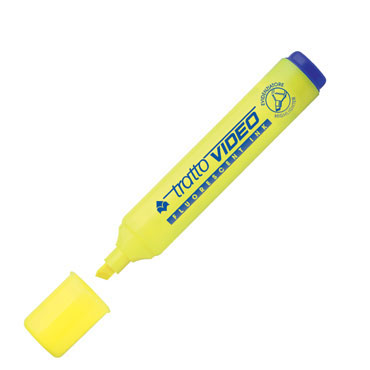 Marcador fluorescente Tratto Video amarillo 830201