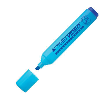 Marcador fluorescente Tratto Video azul 830205