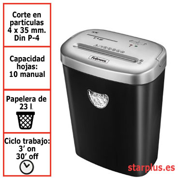 Destructora papel Fellowes 53C uso moderado 4653101 Destructora papel Fellowes 53C uso moderado 4653101