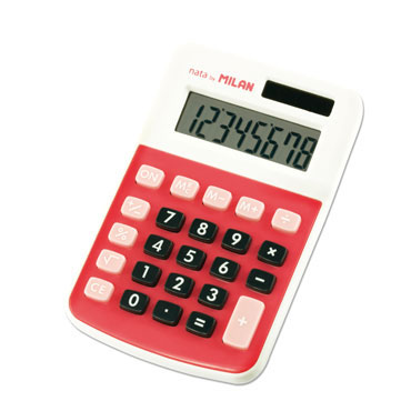Calculadora 150808 roja Milan 150808RBL Calculadora 150808 roja Milan 150808RBL