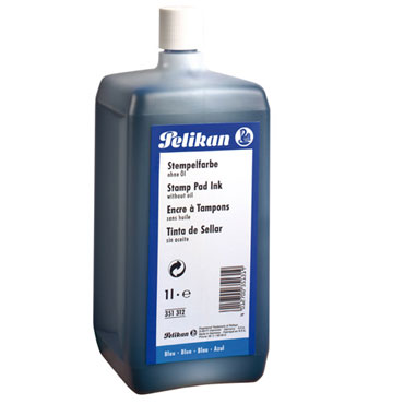 Tinta tampón sellar azul 1 l. Pelikan 351296