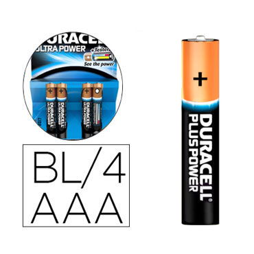 BL4 pilas alcalinas Duracell Ultra Power LR03/AAA 59556 BL4 pilas alcalinas Duracell Ultra Power LR03/AAA 59556