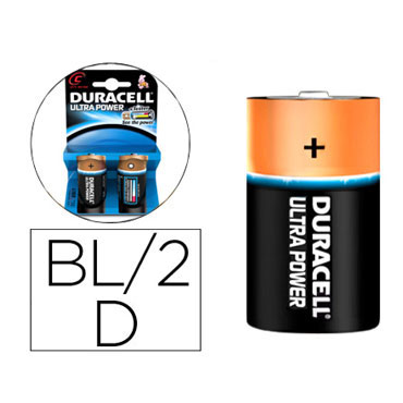BL2 pilas alcalinas Duracell Simply LR20/D 59558 BL2 pilas alcalinas Duracell Simply LR20/D 59558