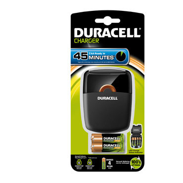 Cargador Duracell 45 min. + 2 Pilas AA + 2 Pilas AAA 59572 Cargador Duracell 45 min. + 2 Pilas AA + 2 Pilas AAA 59572