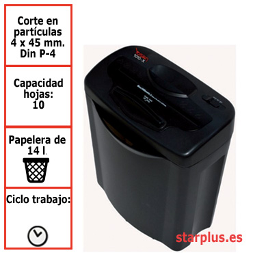 Destructora papel Yosan 1010X uso moderado 2026D1010 Destructora papel Yosan 1010X uso moderado 2026D1010