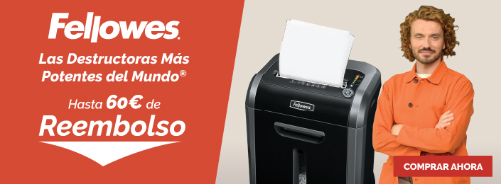 2025 Fellowes: reembolso al comprar destructoras