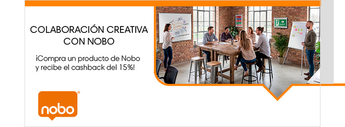 Reembolso del 15% comprando productos Nobo