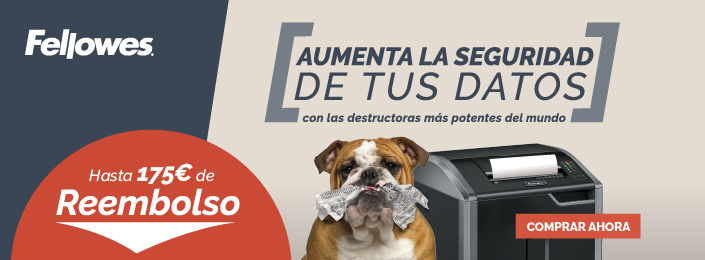 2026 Fellowes: reembolso al comprar destructoras