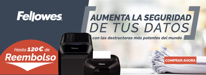 2026 Fellowes: reembolso al comprar destructoras
