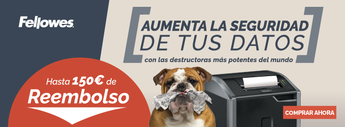 2026 Fellowes: reembolso al comprar destructoras