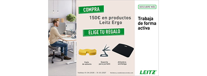 Consigue un regalo comprando 150 euros en productos Leitz Ergo