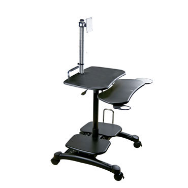 Carrito con soporte para monitor aidata PD2102