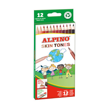 12 lápices de color Skin Tones Alpino AL010854