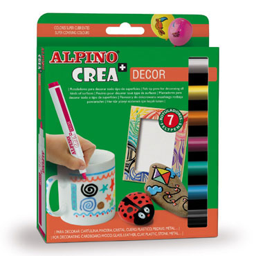 7 rotuladores Crea + Decor Alpino AR000133 7 rotuladores Crea + Decor Alpino AR000133