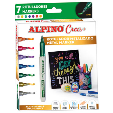 7 rotuladores Crea+ Alpino AR010134